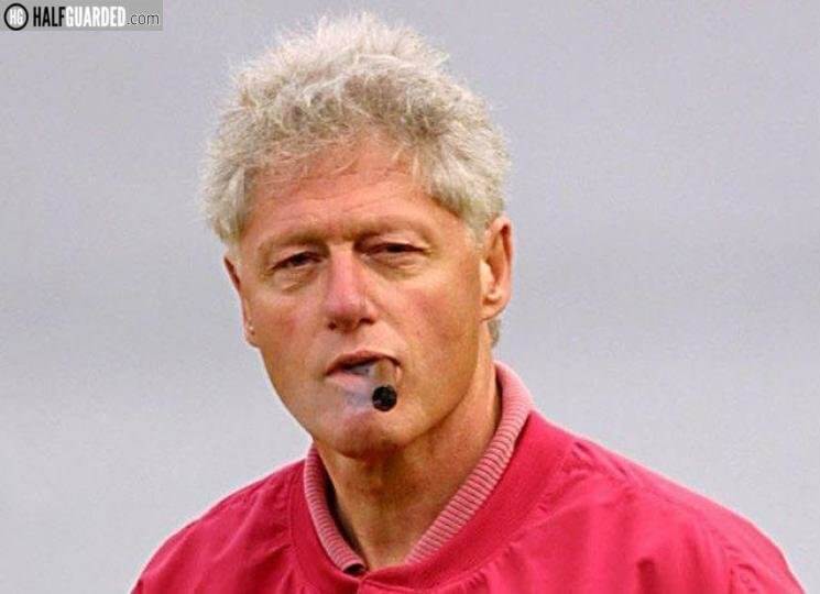 bill clinton cool smoking cigar